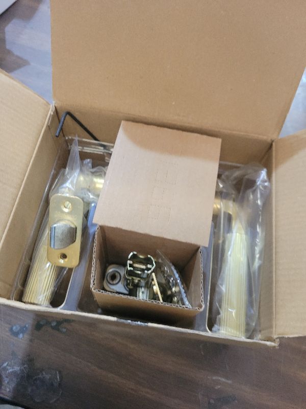 View 2 of Kwikset Mirada Reeded Interior Privacy Door Handle
