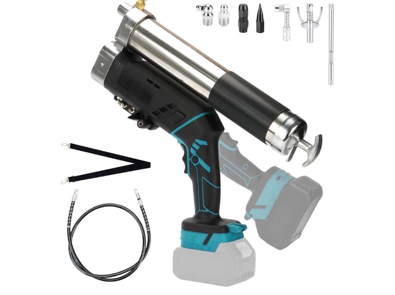 View 1 of 16000PSI Cordless Grease Gun Compatible with makita 18V Battery