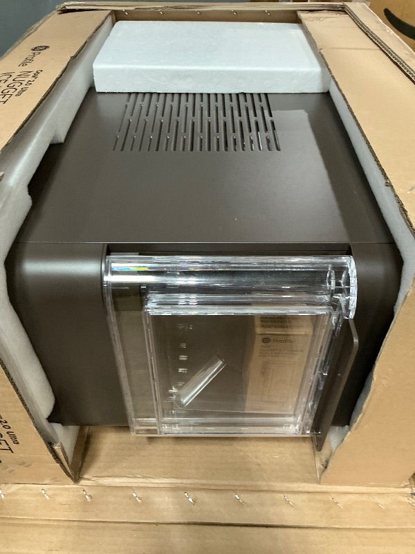 View 3 of *** PARTS ONLY NON-FUNCTIONAL***
GE Profile Opal Ultra Nugget Ice Maker with XL Side Tank, 38 lbs/Day, Chocolate no s/n