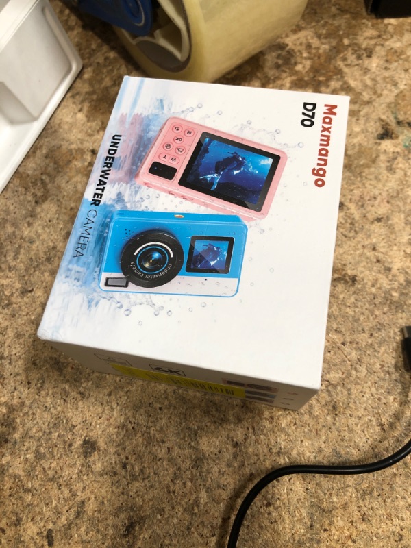 View 2 of 10FT Underwater Camera 4K 48MP Waterproof Digital Camera for Teens