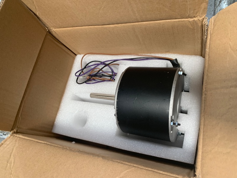 View 2 of 0131M00061SP 1/4HP Condenser Fan Motor YDK-180S84062-01 Compatible with Goodman Condenser Fan Motor SSX160481BA GSC130481AE Compatible with Amana Janitrol 0131M00014PS, 830 RPM, 1-Speed