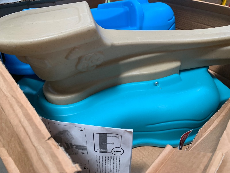 View 4 of *** FOR PARTS*** Step2 Spill & Splash Seaway Water Table with Umbrella and Accessories