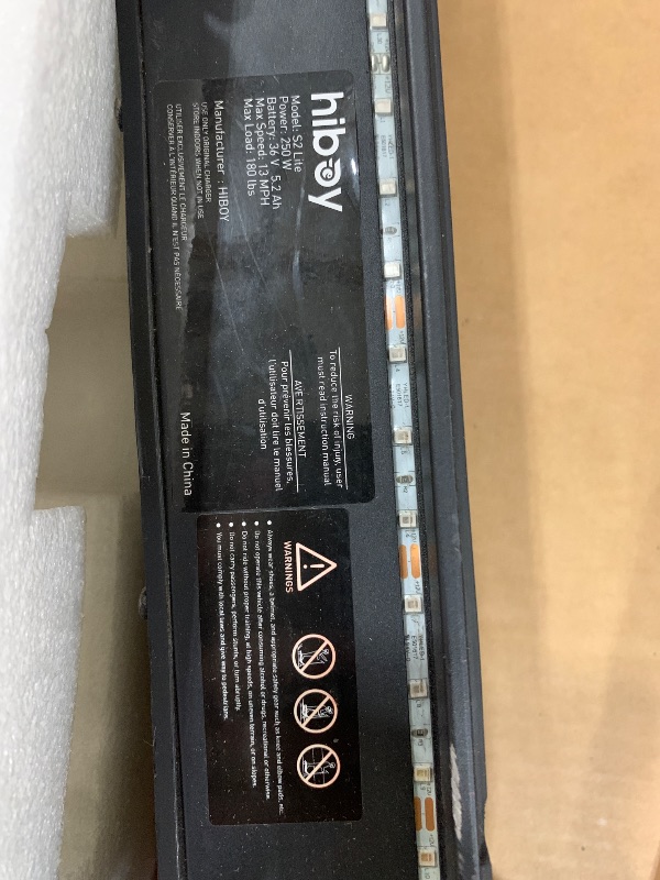 View 4 of *** BLACK****. Hiboy S2 Lite Electric Scooter