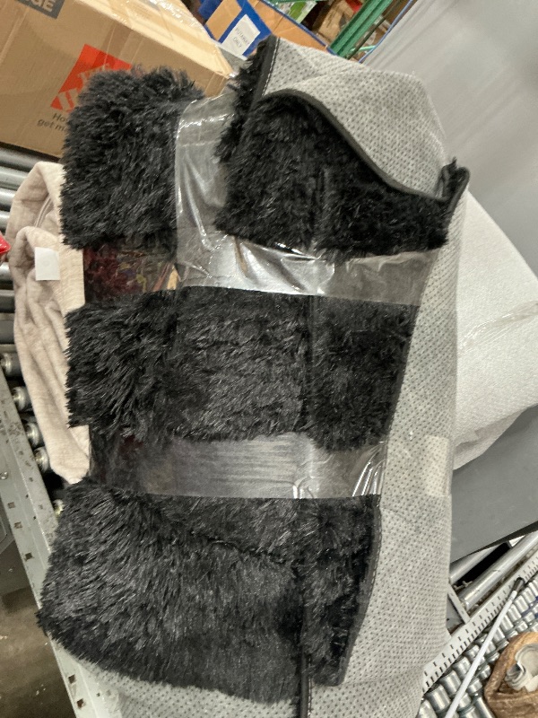 View 2 of 10x14 Black Carpet for Living Room – Extra Large Shag Rug