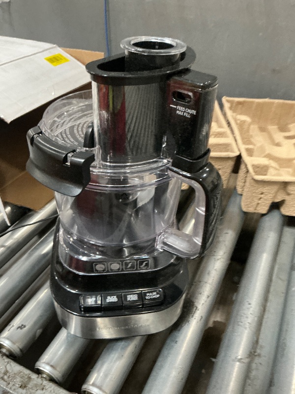 View 3 of ***NON FUNCTIONAL,PARTS ONLY ****** Hamilton Beach Stack & Snap Food Processor with Bowl Scraper, 10 Cup Capacity, Black, (Renewed) R70822