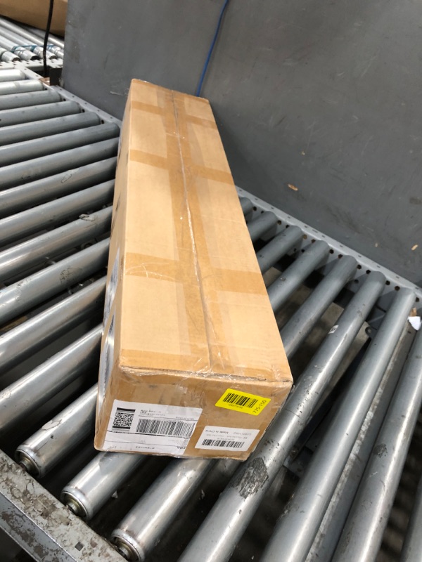 View 2 of 1-2 Step Single Post Handrail-Outdoor Stair Rail- Single Post Wrought Iron Handrail with DIY Tool Kit, 38" H Black Hand Rail Powder Coating for Concrete Steps or Wood Stairs