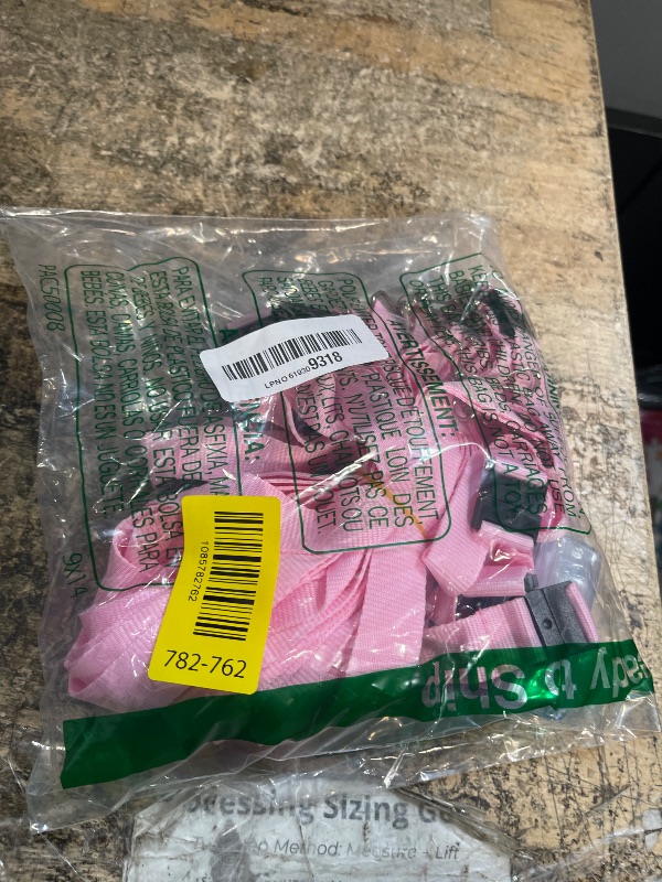 View 2 of 12-Pack Pink Breakaway Lanyards with Waterproof Badge Holders, Polyester Neck Straps for ID Cards, Events, Office, and Schools