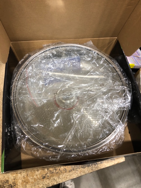 View 2 of 12" Titanium Pans for Cooking with Lid, Pure Titanium Frying Pan Pro