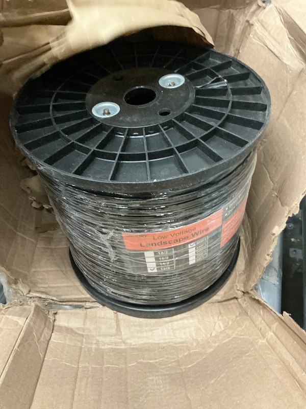 View 3 of 12/2 Low Voltage Landscape Wire, 12 Gauge Wire 2 Conductor 500 Feet, for Low Voltage, Outdoor Direct Burial Electrical Wire