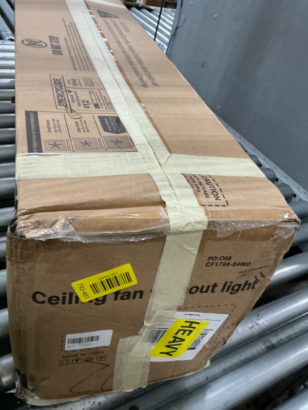 View 2 of **PARTS ONLY** ZMISHIBO 84 Inch Heavy-Duty Ceiling Fan