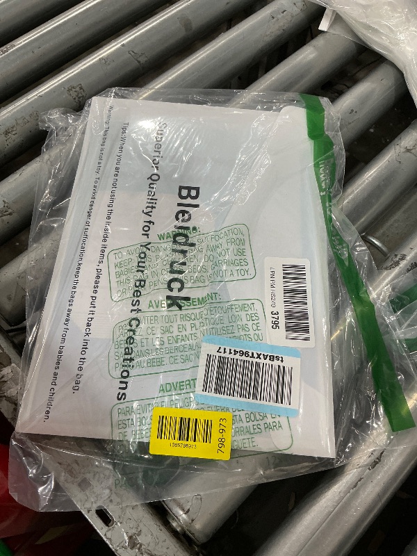 View 2 of 100 Pcs 8.2"×2" Water Bottle Labels Glossy White Waterproof Stickers
