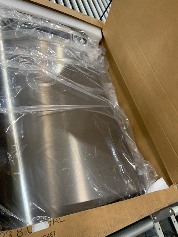 View 2 of *** MISSING LID ***
EKO Urban 24 Gallon/ 90 Liter Open Top Stainless Steel Slim Commercial Trash Can, Tall Kitchen Garbage Bin, Heavy-Duty Commercial Grade Large Trash Can for Home, Office, Hotel, Cafe, Restaurant, Dorm