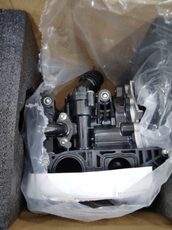 View 3 of 06L121012A EA888 Gen3 Electric Water Pump Thermostat Assembly Coolant Pump With Gaskets for Audi A3 A4 A5 A6 Q3 Q7 TT S3 Volkswagen Beetle Passat Golf GTI 2.0L Auxiliary Replace OE 06L121111P/B/G/J/H