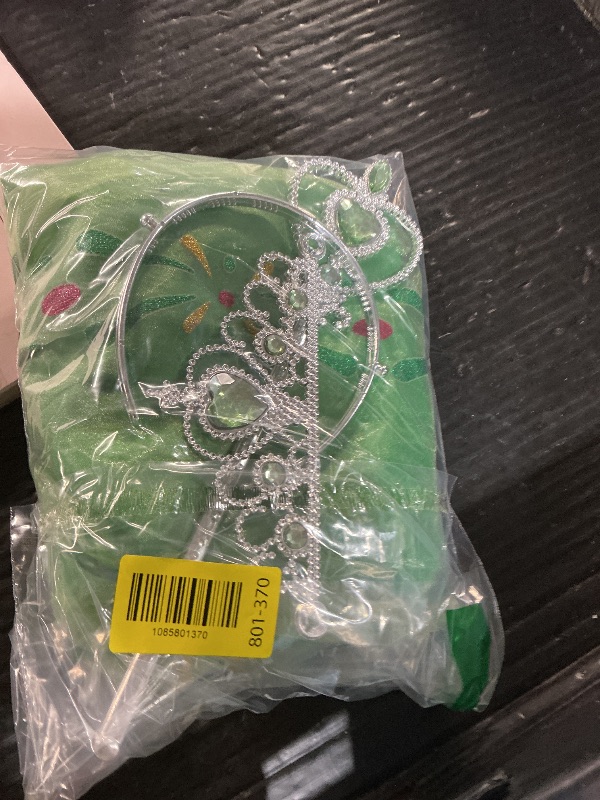 View 2 of ***DAMAGED - SEE NOTES/PICTURES***AHLPO Princess Costume Dress - Green, 4-5 Years