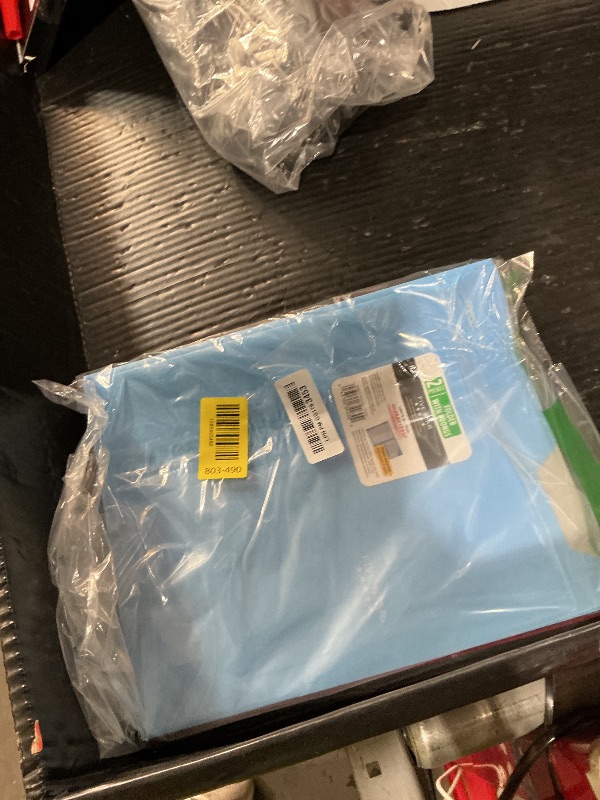 Photo 1 of ***MISSING BLACK FOLDER***Five Star 2-Pocket Plastic Folder with Stay-Put Tabs and Prong Fasteners, Holds 8.5" x 11" Paper, Assorted Colors, 4 Pack (340300A)