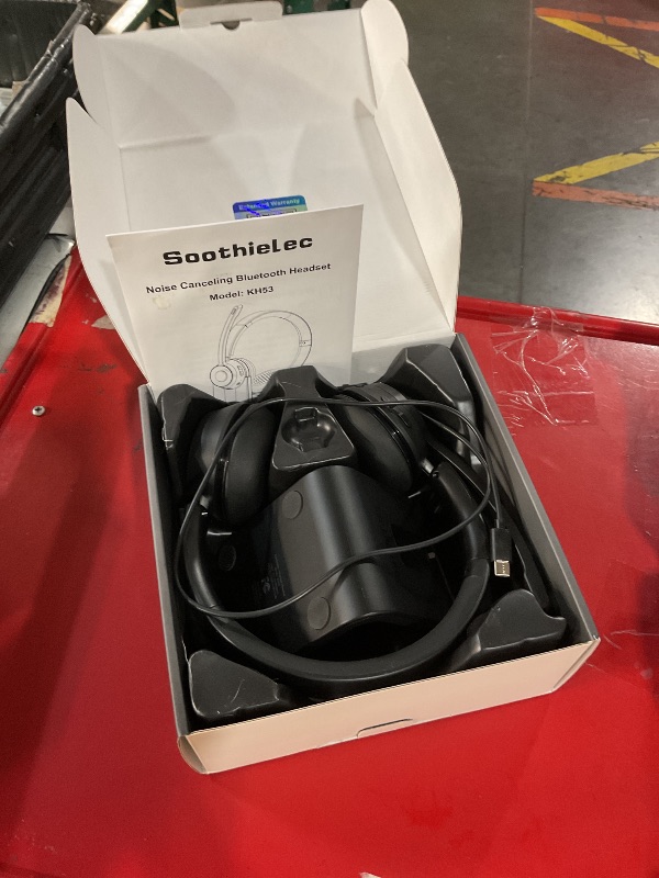 View 3 of ***NO DONGLE ****
Soothielec Wireless Headset with Mic for Work, Bluetooth 5.3