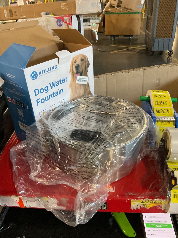 View 2 of ***LIKE NEW/OPEN BOX***
Voluas 7L Wireless Stainless Steel Dog Water Fountain