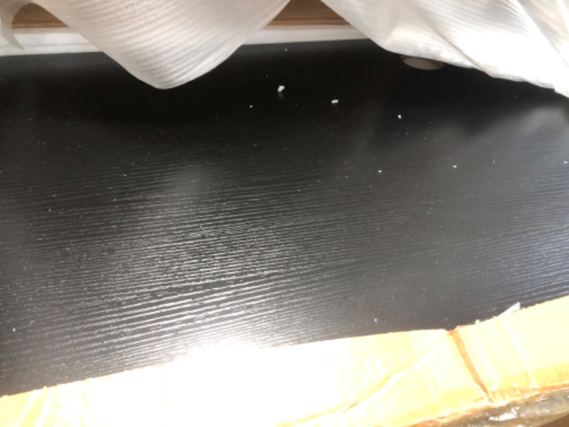 View 4 of ***PARTIAL SET - PRICE ADJUSTED***Jocoevol Farmhouse Executive Desk, White/Black