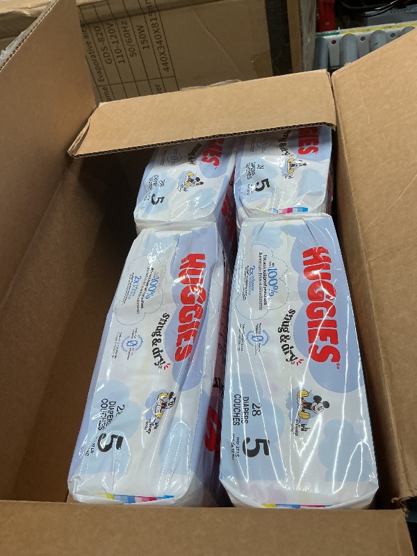 View 2 of **140 PACK**Huggies Snug & Dry Diapers Size 5, 168 Count