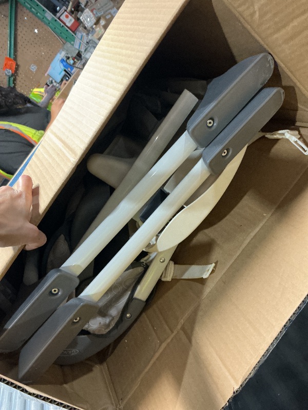 View 3 of **** VERY USED UNKOWN IF MISSING PARTS***Graco® Slim Snacker High Chair, Ultra Slim, Fast-Folding, Multiple Recline Positions, Comfortable Feeding, Whisk