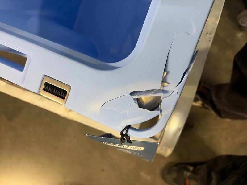 View 3 of ***DAMAGED***
Coleman Pro 55-Quart Hard Cooler with Wheels, Blue Sky
