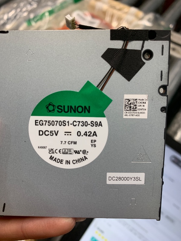 View 4 of ****STOCK PHOTO FOR REFERENCE ONLY***Deal4GO CPU Cooling Fan G0D3G 0G0D3G 023.100DJ.0011 Replacement for Dell Inspiron 15 5580 5582 5585 5591 14-5480 5481 5482 5488 P93G