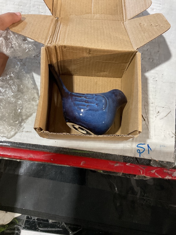 View 2 of ***MISSING PARTS***
XMGZQ 2pcs Ceramic Bird Statue (Blue)