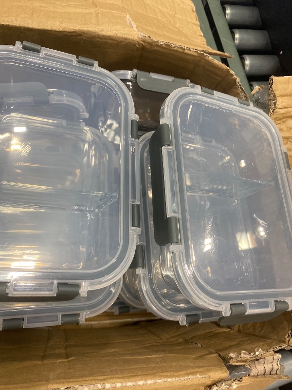 View 3 of 12 GLASS Meal Prep Containers
