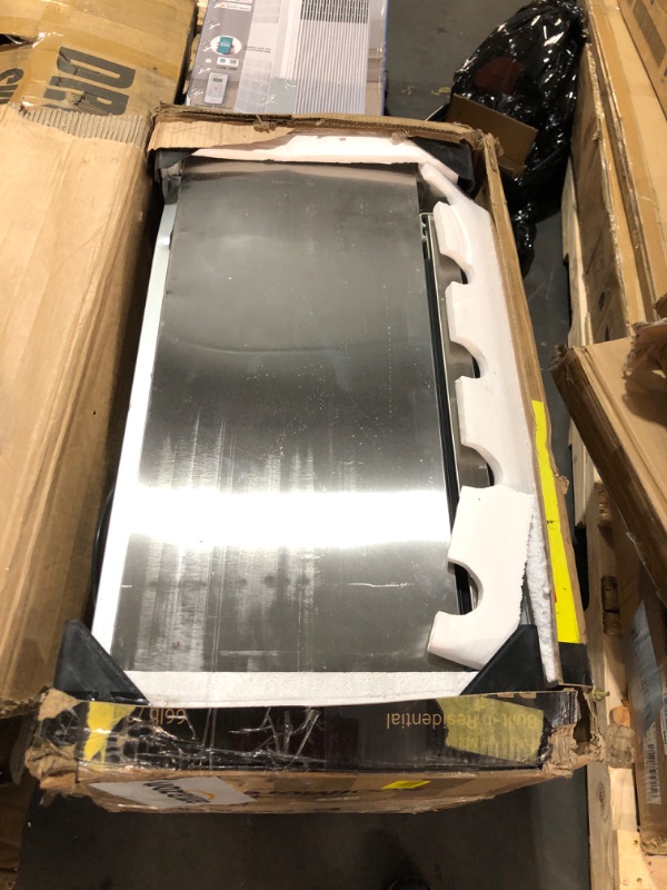 View 3 of ***DAMAGED - SEE NOTES/PICTURES***KoolMore 15 in. Built-in Residential Pearl Ice Nugget Maker, 66lb /Day with Drain Pump in Stainless-Steel, ETL Listed (KM-BIM66-NSS)