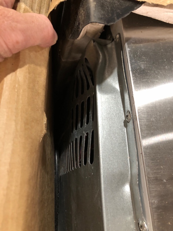 View 2 of ***DAMAGED - SEE NOTES/PICTURES***KoolMore 15 in. Built-in Residential Pearl Ice Nugget Maker, 66lb /Day with Drain Pump in Stainless-Steel, ETL Listed (KM-BIM66-NSS)