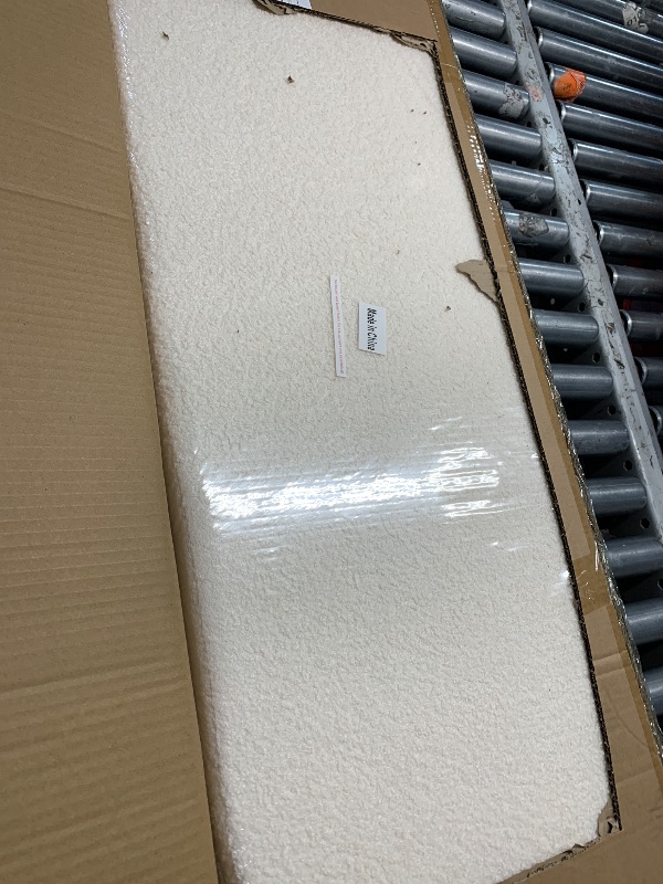 View 3 of **** PARTIAL ONLY THE TOP****
B FSOBEIIALEO Ottoman with Storage, 43.3" L x 15" W x 15" H, White