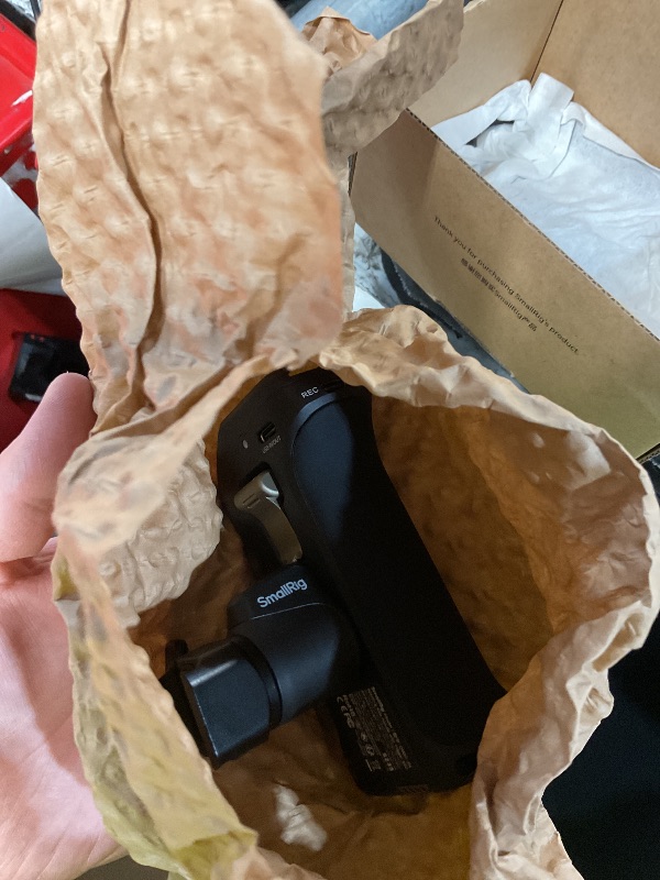 View 2 of **MISSING BATTERY** SmallRig Rotating Side Handle with Trigger REC & Cables