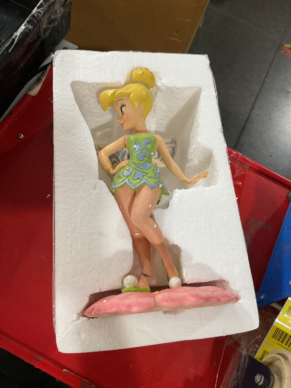 View 2 of ***DAMAGED - SEE NOTES/PICTURES*** Enesco Disney Traditions by Jim Shore Sassy Tinker Bell Big Figurine, 12 Inch, Multicolor