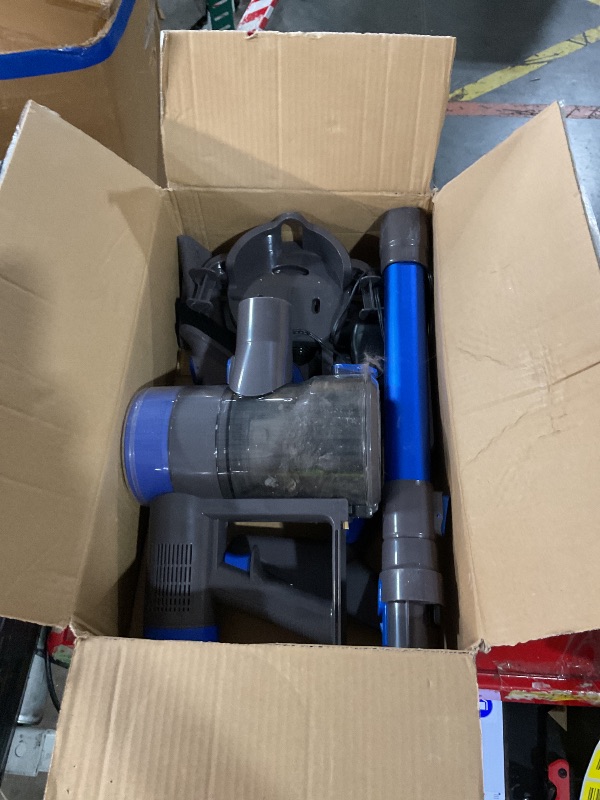 Photo 1 of ***USED. DIRTY***
Cordless Vacuum Cleaner, 480W/45Kpa Vacuum Cleaners for Home, Self-Standing Stick Vacuum with LED Display, Anti-Tangle & Wall Mount Charging, 8 in 1 Lightweight Vacuum for Hard Floors Carpet Pet Hair