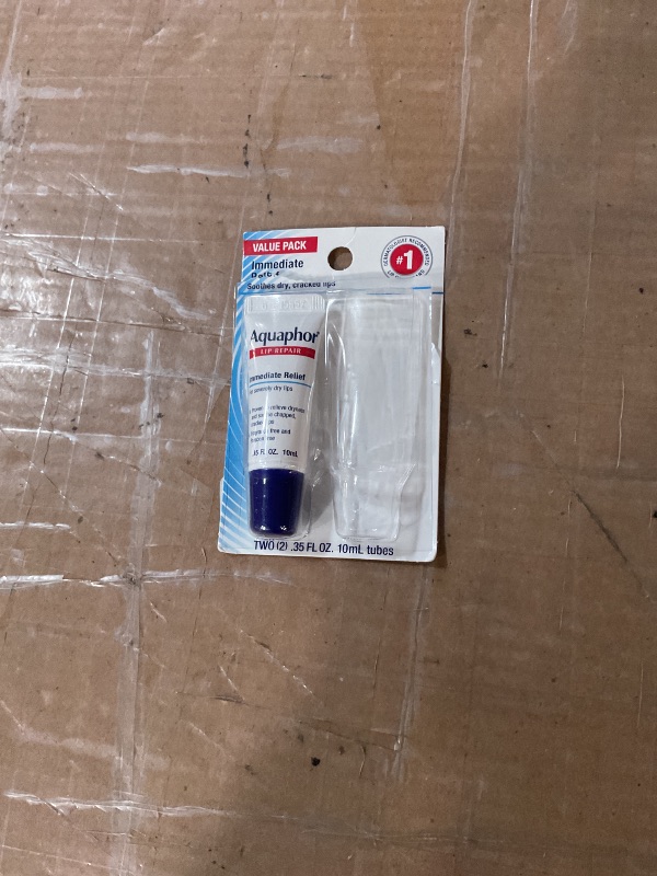 Photo 1 of *** only comes with one **
Aquaphor Lip Repair Ointment, Value Pack, 2 x 0.35 FL OZ