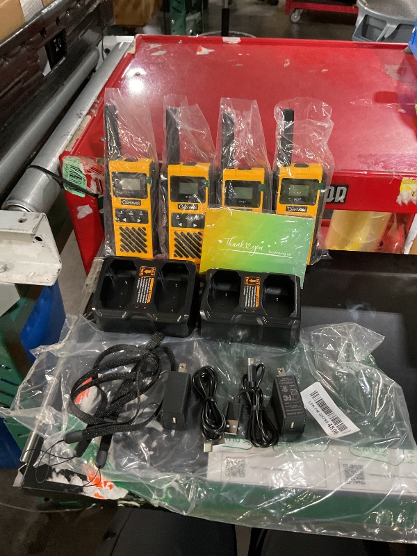 Photo 1 of ***LIKE NEW/OPEN BOX***
Gaswei G1pro IP67 Waterproof Walkie Talkies (4-Pack)