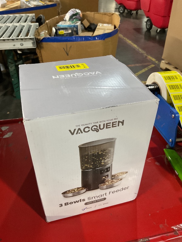 View 3 of ***LIKE NEW/OPEN BOX***
Automatic Cat Feeder for 3 Cats with WiFi Control, Anti-Jam System, 6L