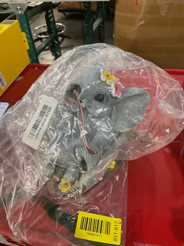 View 2 of ***TRUNK BROKEN***
Brightown Solar Elephant Garden Statue with LED Lights