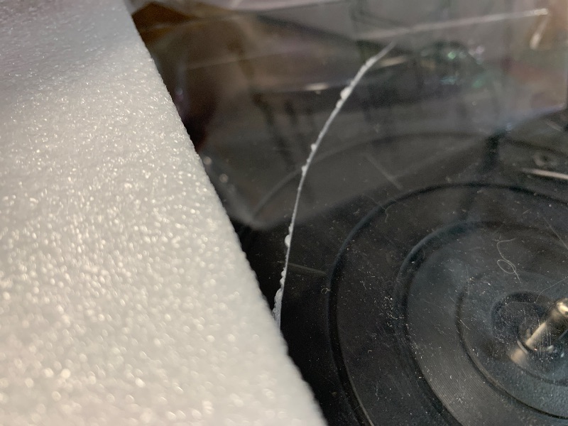Photo 1 of ***DAMAGED - SEE NOTES/PICTURES*** TANLANIN All-in-One Record Player with CD, WiFi Radio, Black