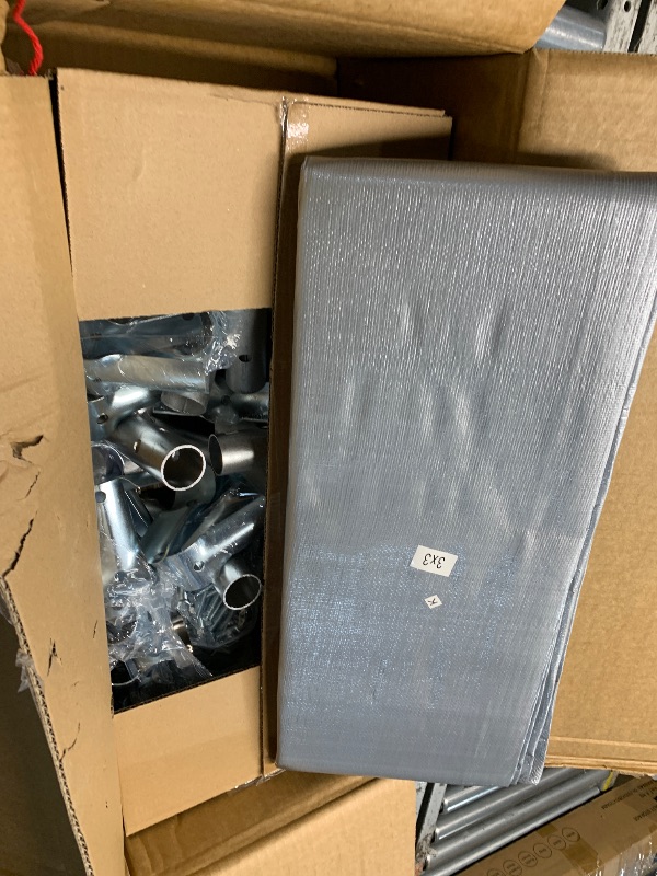 Photo 1 of ****Random  connectors and a 3x3 tarp. hardware for an unknown something