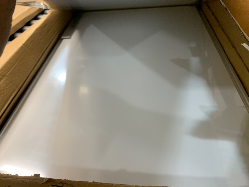 Photo 1 of ***DAMAGED - SEE NOTES/PICTURES*** Tinlade Magnetic Dry Erase Whiteboards, 36 x 24 Inches, Aluminum Frame