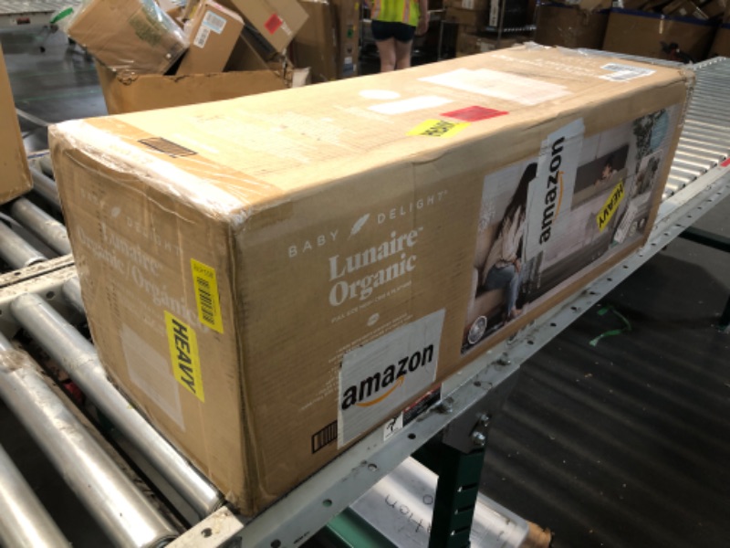 View 2 of ***FACTORY SEALED*** Baby Delight Lunaire Full Size Crib, Charcoal Tweed