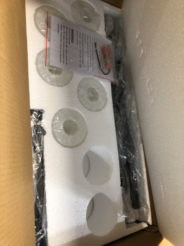View 2 of ***MISSING PARTS*** DIKAIDA 8-Light Vanity Light Black