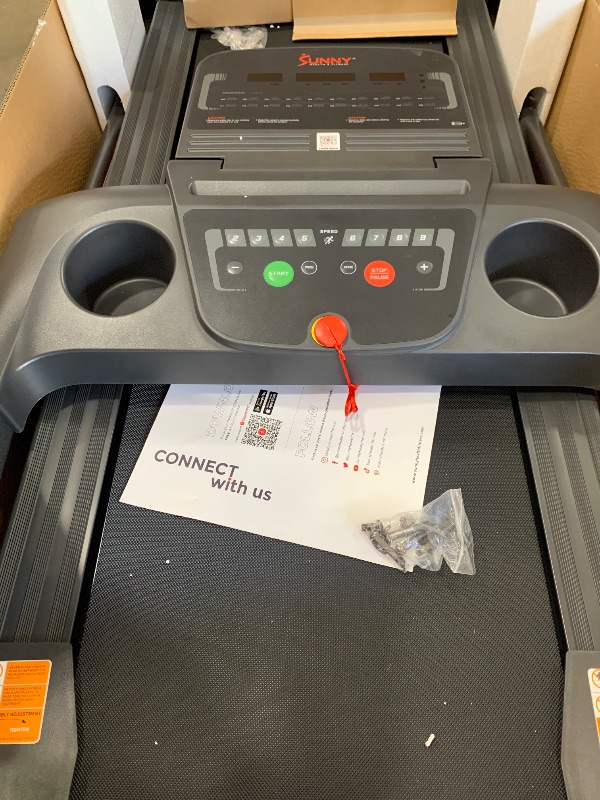 Photo 1 of ***FACTORY SEALED***Sunny Health & Fitness Smart Manual Incline Wi-Fi Treadmill, Foldable