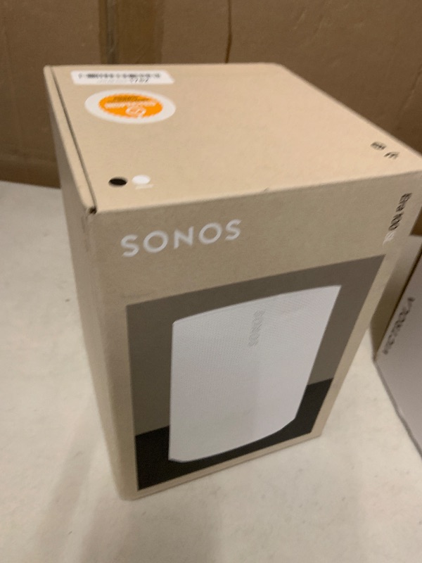 Photo 1 of Sonos Era 100 SL Compact, Microphone-Free Speaker - White