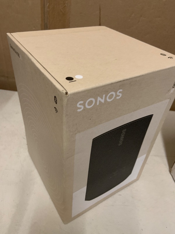Photo 1 of Sonos Era 100 SL - Compact, Microphone-Free Speaker with WiFi, Bluetooth - Black