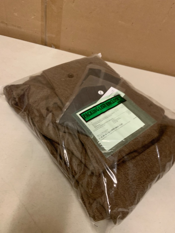 Photo 1 of Wool Suit for Men Brown Tweed Suits Mens 3 Piece Blazer Jacket Vest Pant L