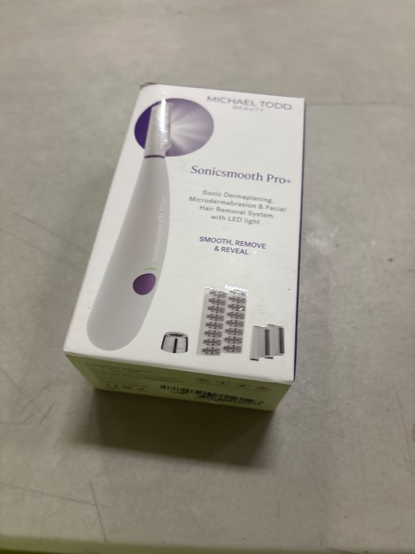 Photo 1 of Michael Todd Beauty Sonicsmooth Pro+ Dermaplaning System & Eyebrow Trimmer