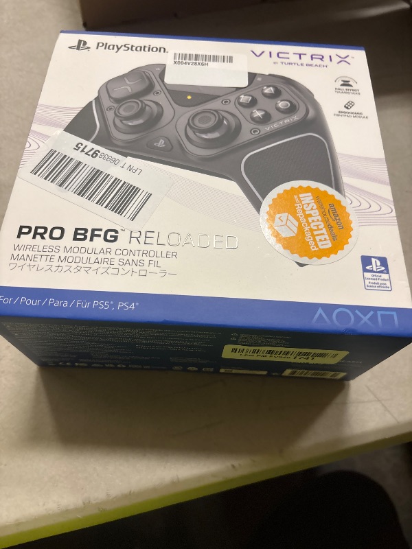 Photo 1 of Turtle Beach Victrix Pro BFG Reloaded Wireless Gaming Controller for PS5