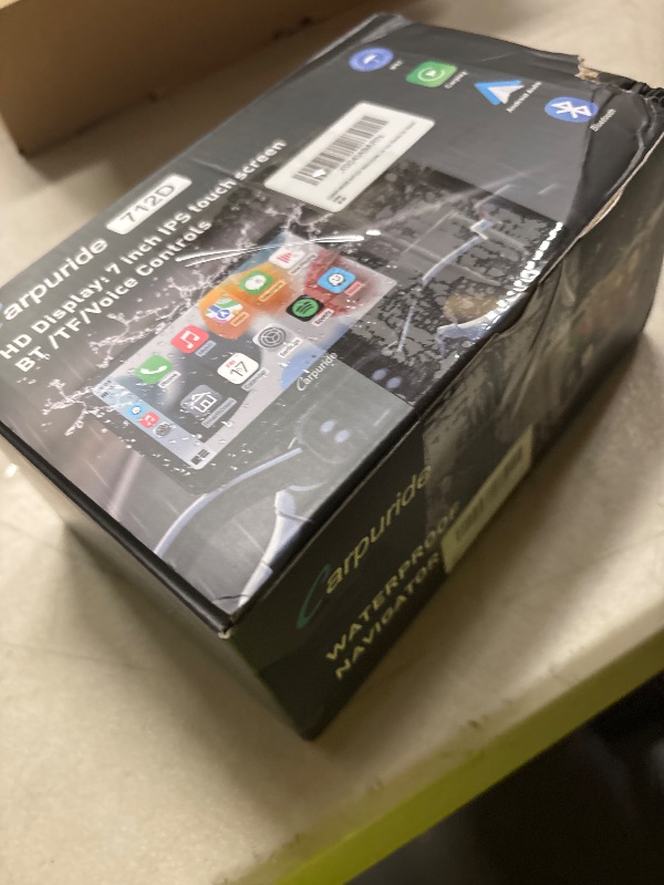 Photo 1 of Carpuride W712D 7" Carplay and Android Auto Screen 1080p Dual Dash Cam